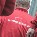 Blom Glasservice Logo